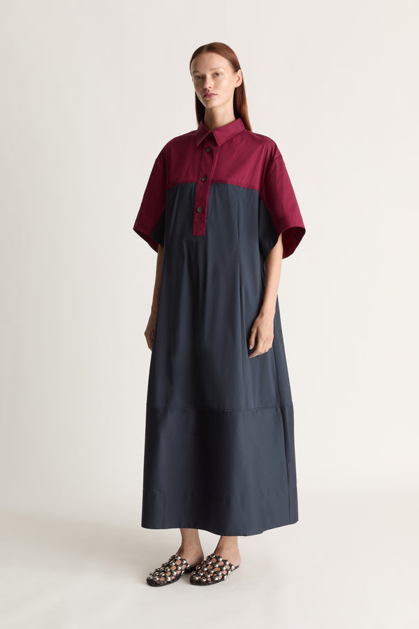 Ella Spliced Shirt Dress