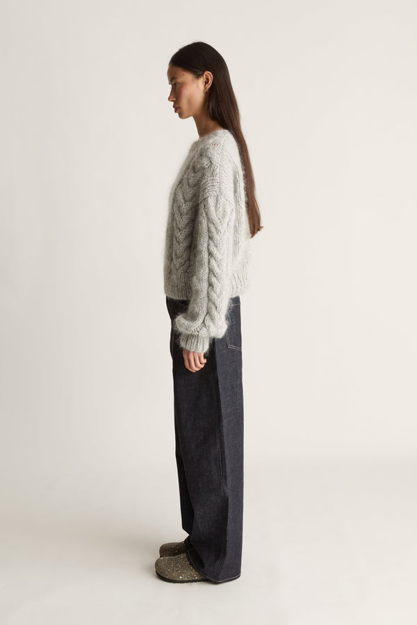 Frisson Hand Knit Crewneck
