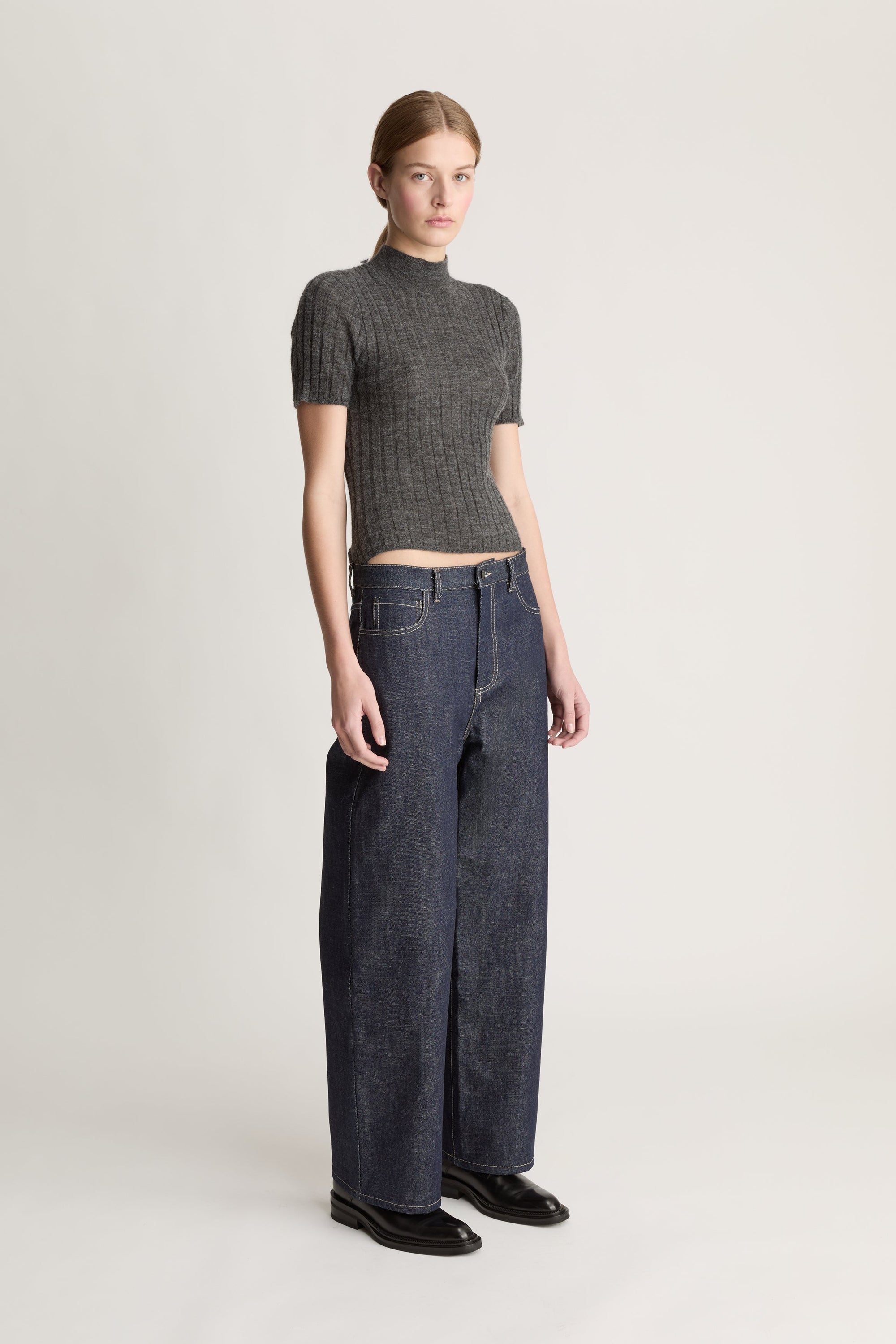 Maya Ribbed Tee
