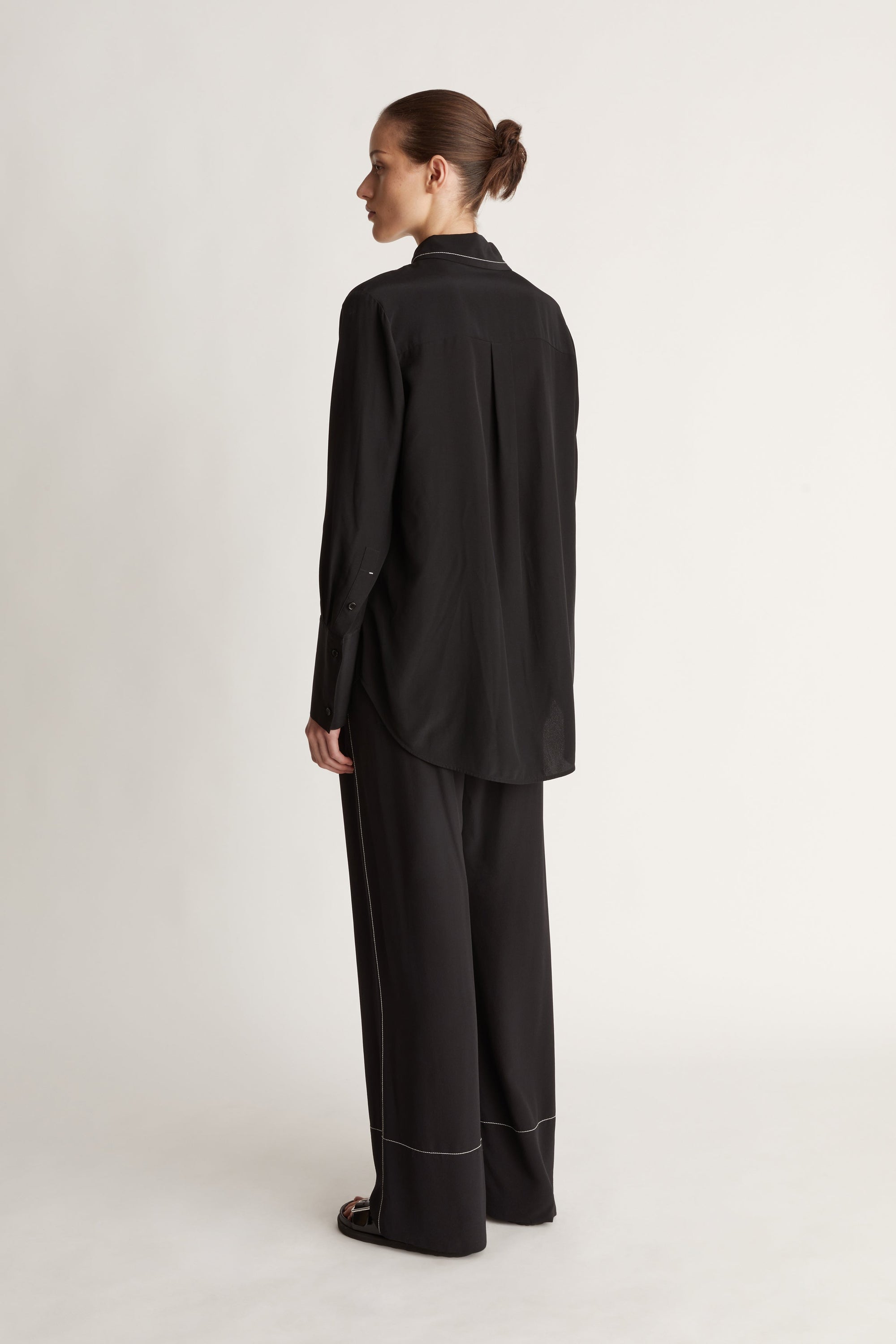 Cassini LS Shirt in Black