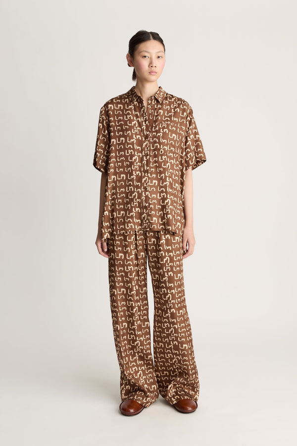 LM Monogram Short Sleeve Shirt