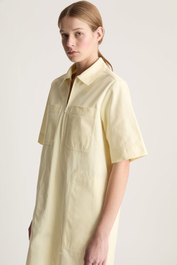 LM Drill Mini Dress