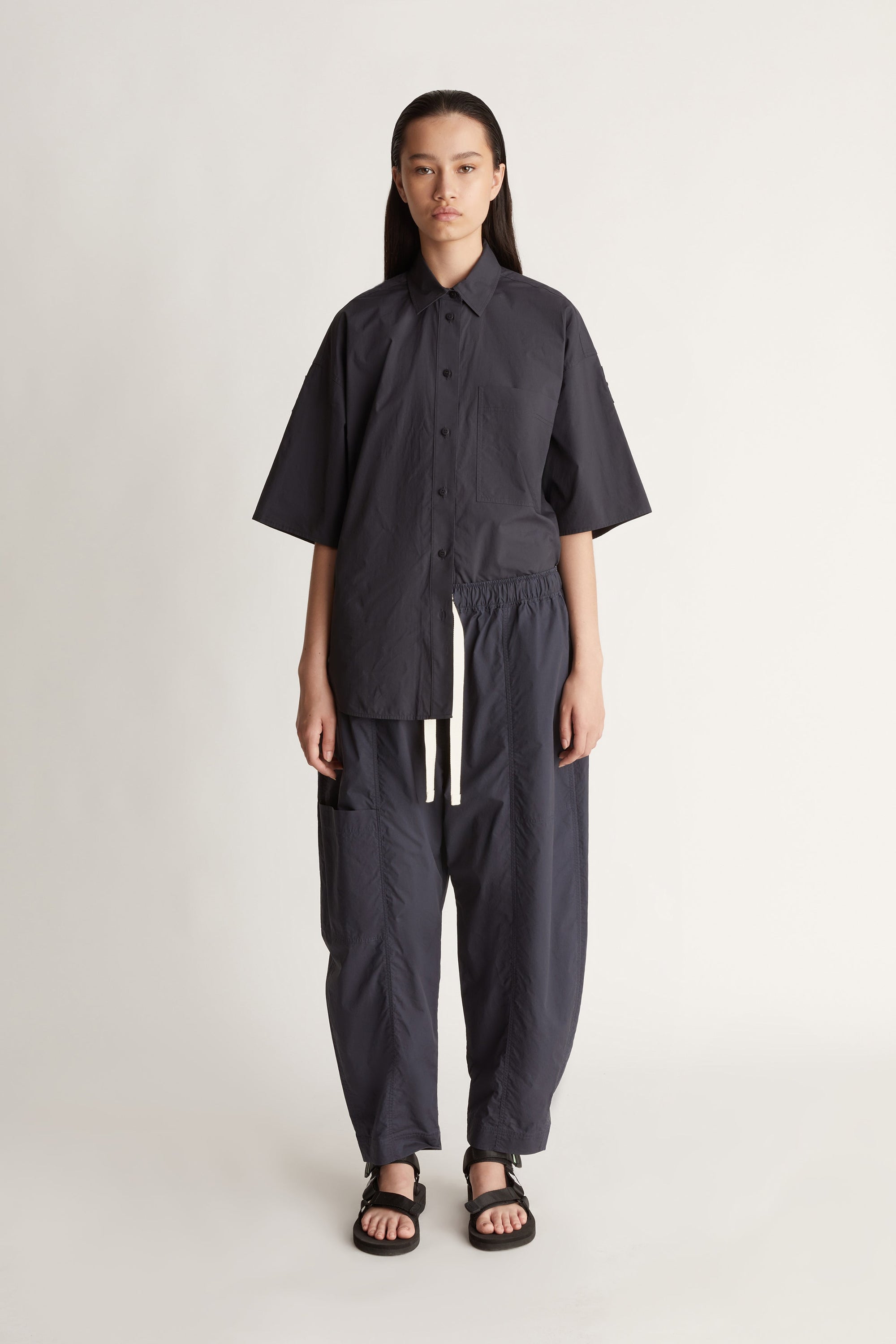 LM Poplin Pant Navy