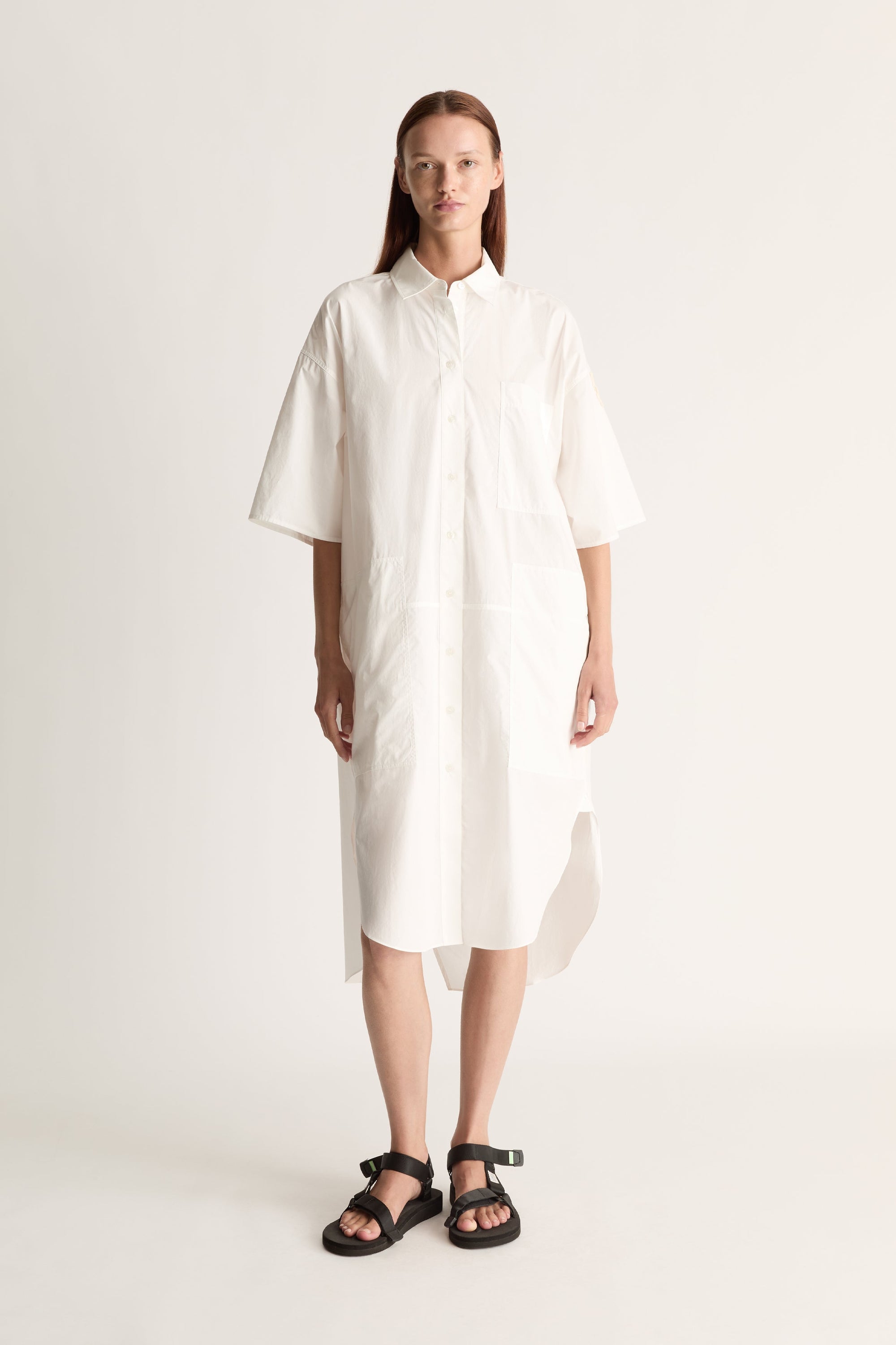 LM Poplin SS Shirt Dress