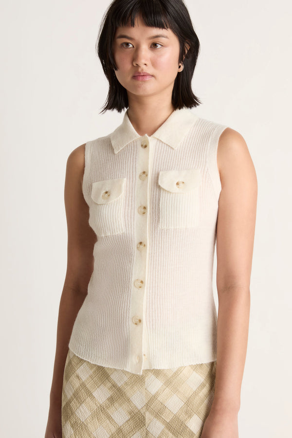 Eve Sleeveless Cardigan