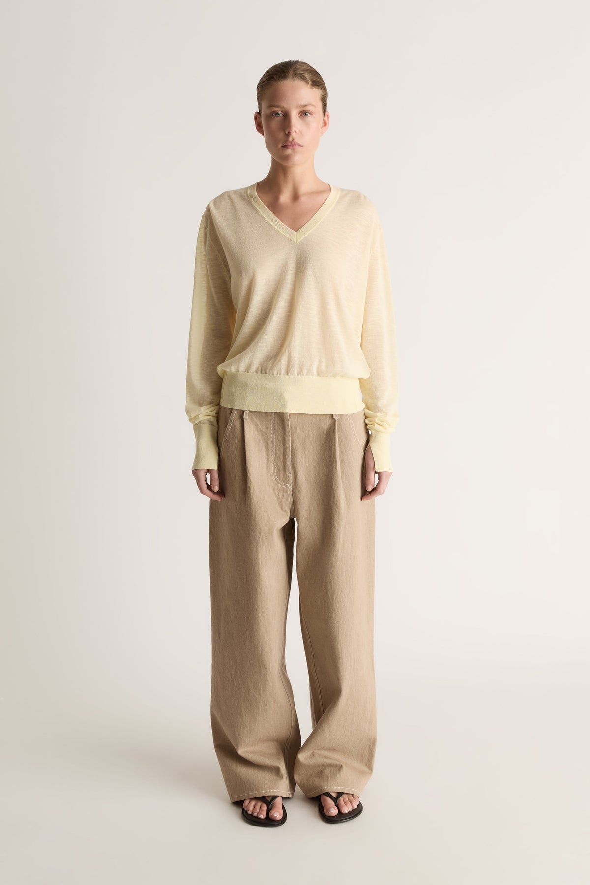 Aino Knit V Neck Sweater