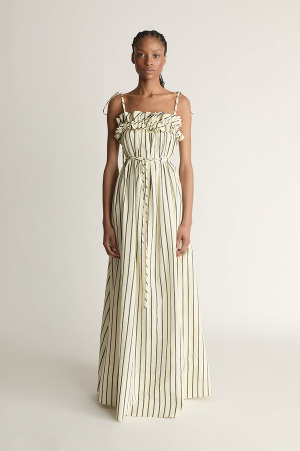 Ava Silk Cotton Dress