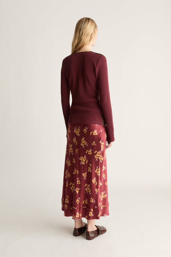 Bella Silk Skirt
