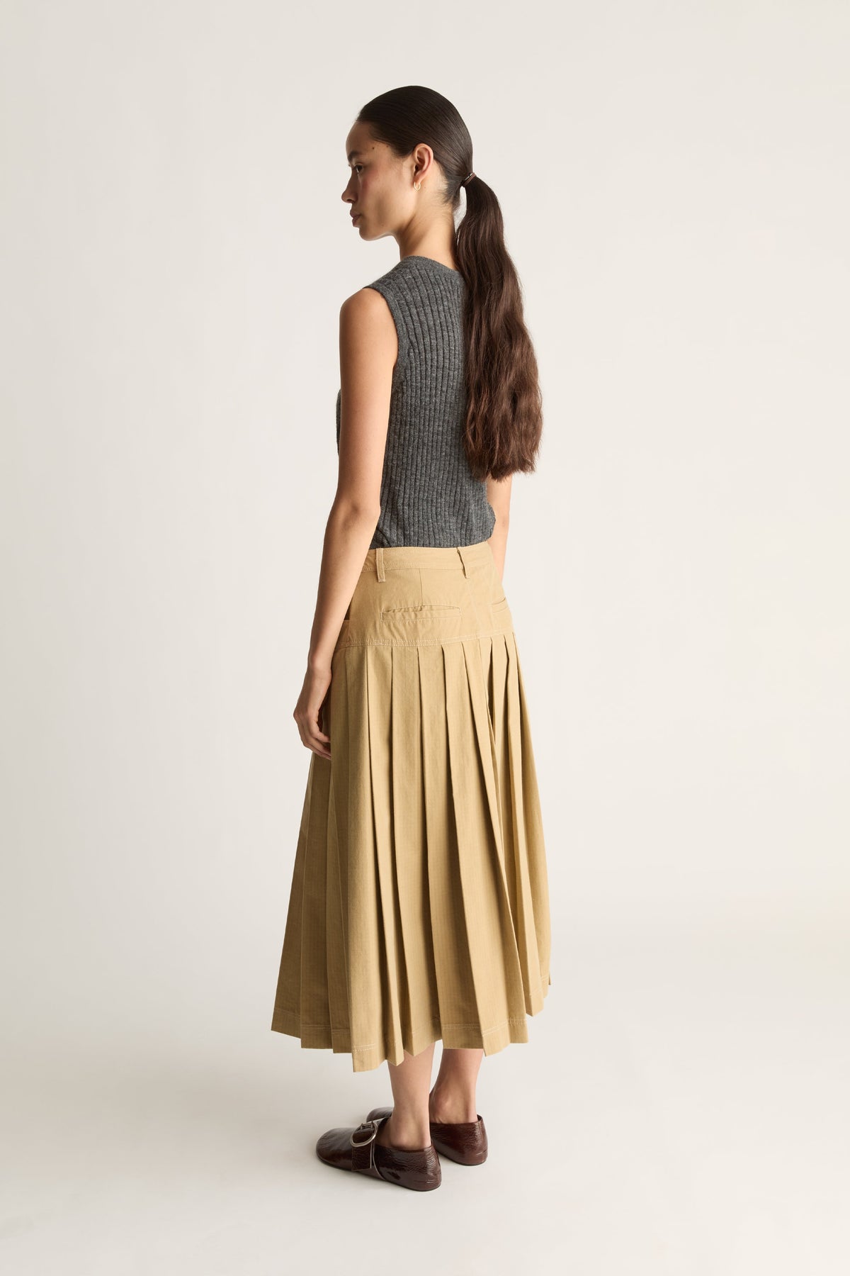 Cecil Cotton Wrap Skirt