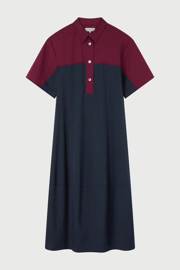 Ella Spliced Shirt Dress
