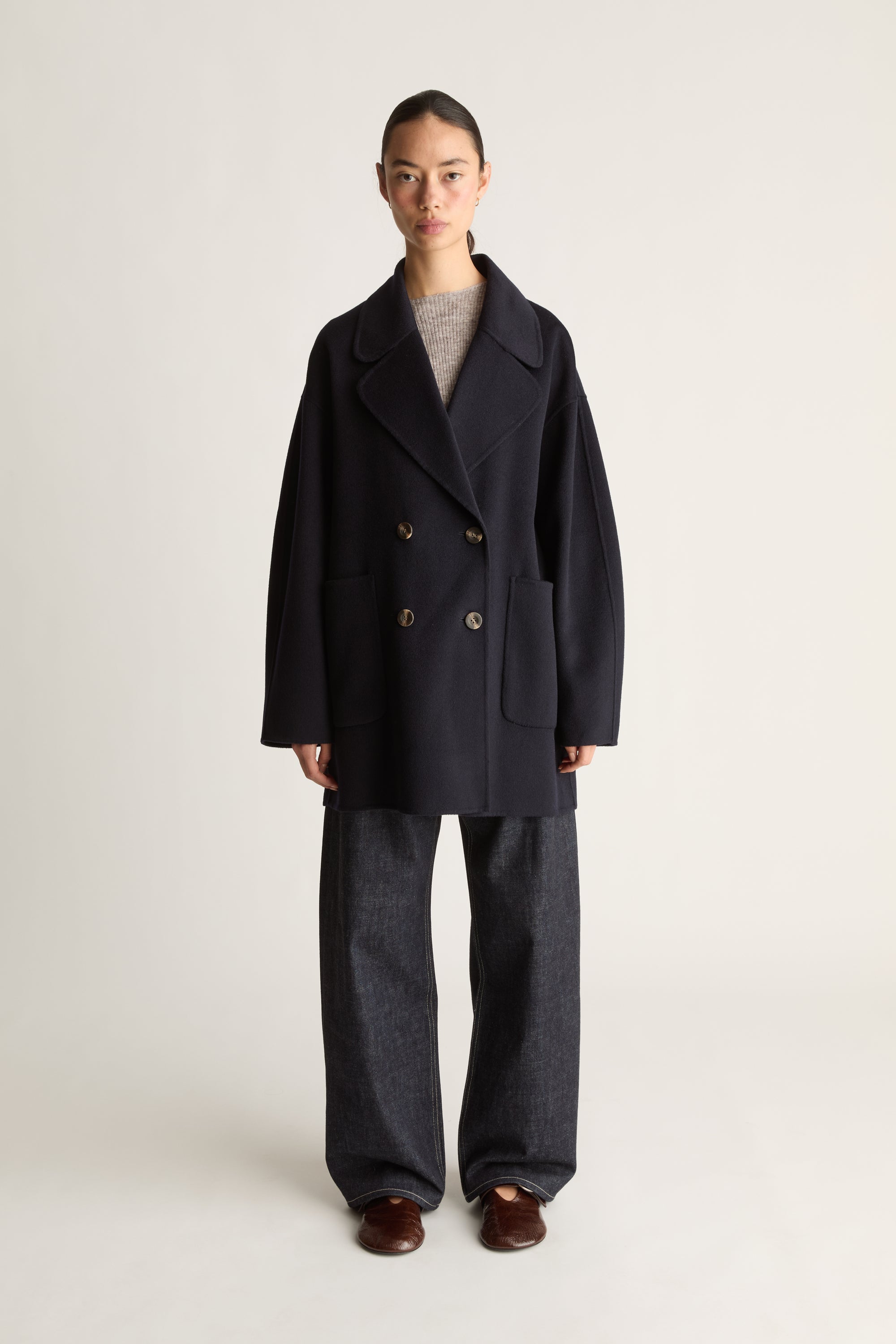 Florentine Cashmere Pea Coat