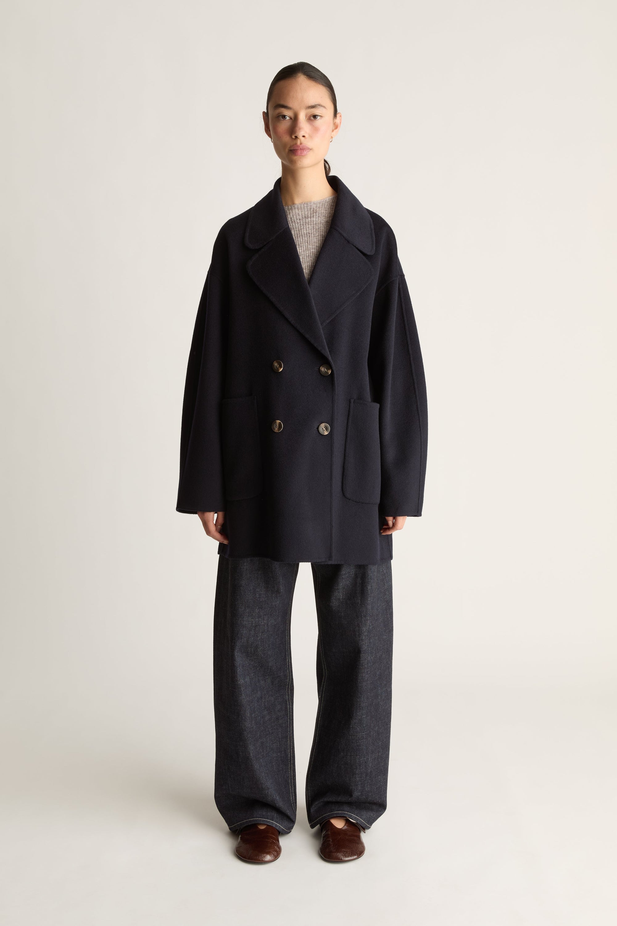 Florentine Cashmere Pea Coat