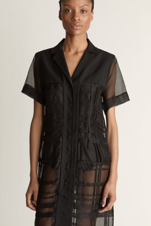 Innes Organza Shirt Dress