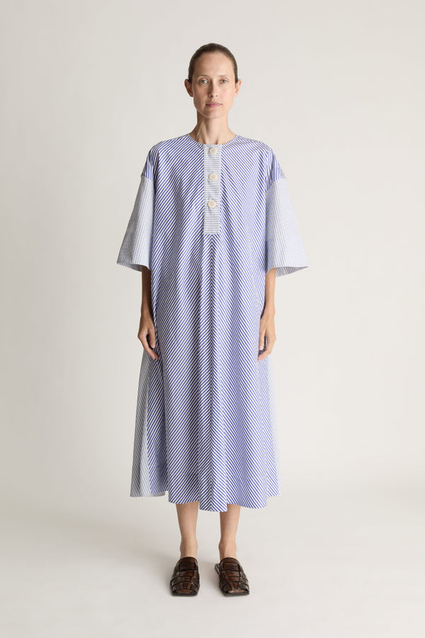 Ivy Stripe Shirt Dress