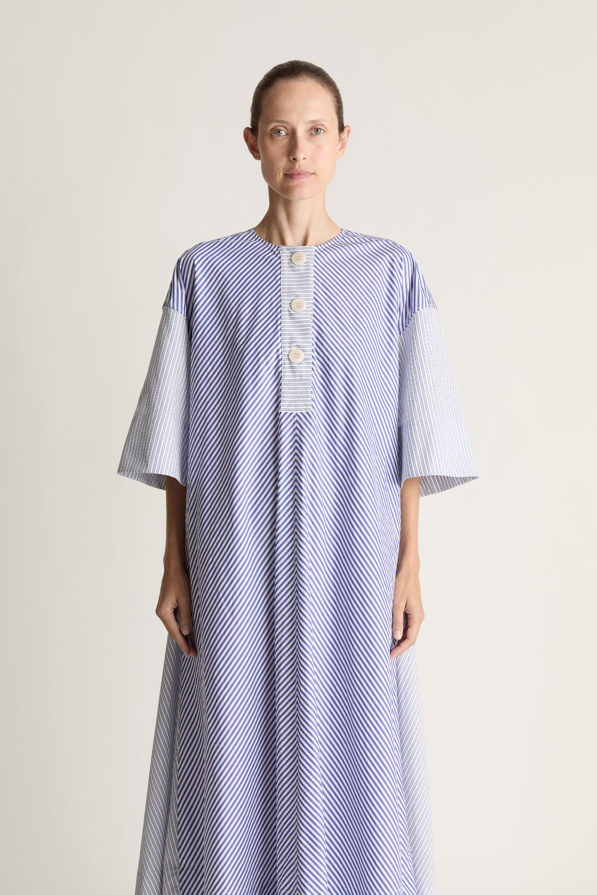 Ivy Stripe Shirt Dress