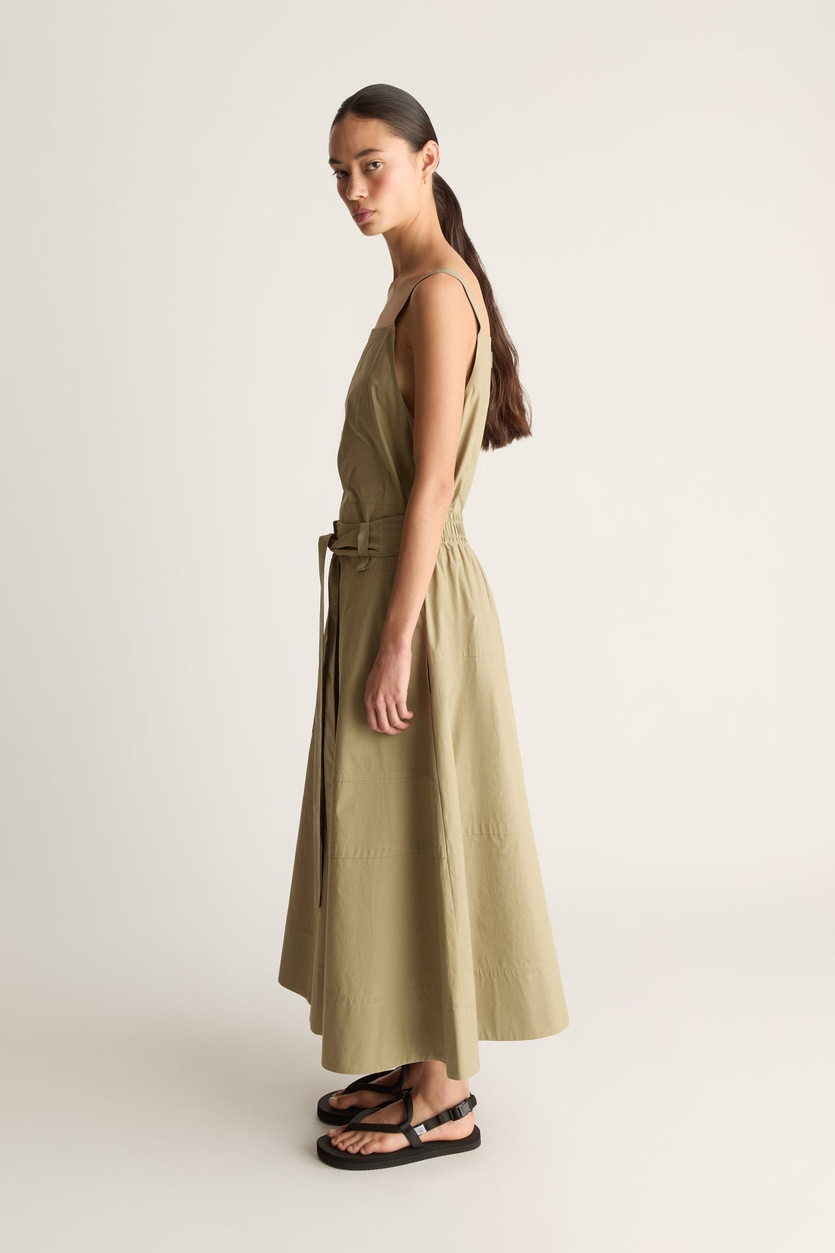 LM Poplin Flare Skirt