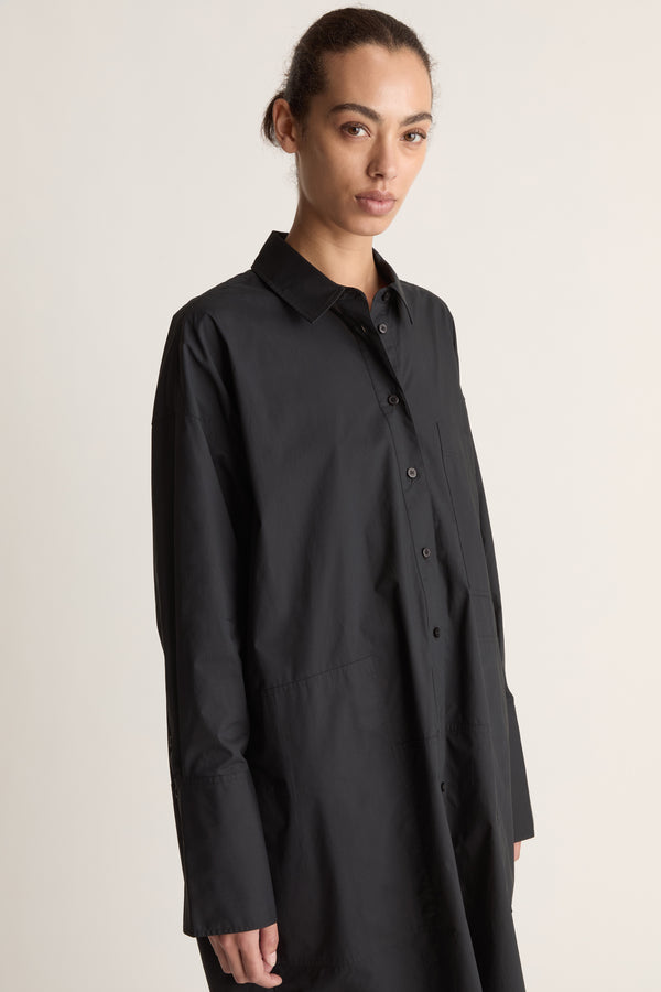 LM Poplin LS Shirt Dress