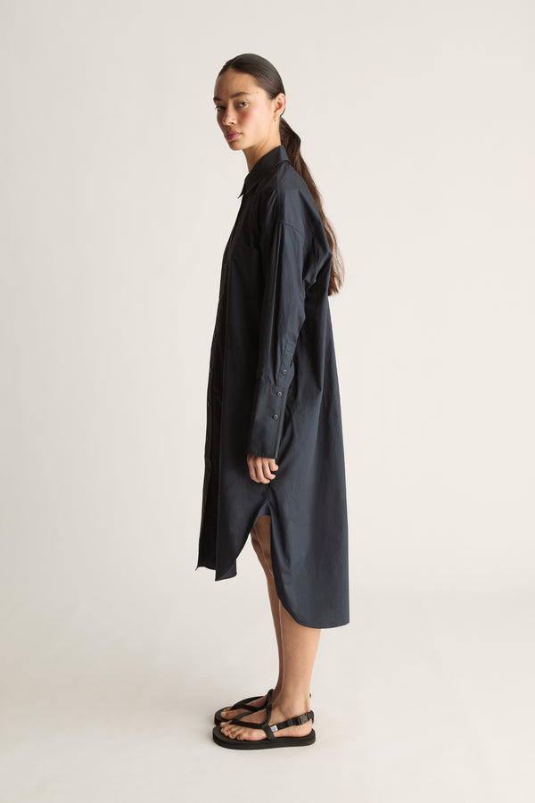 LM Poplin LS Shirt Dress