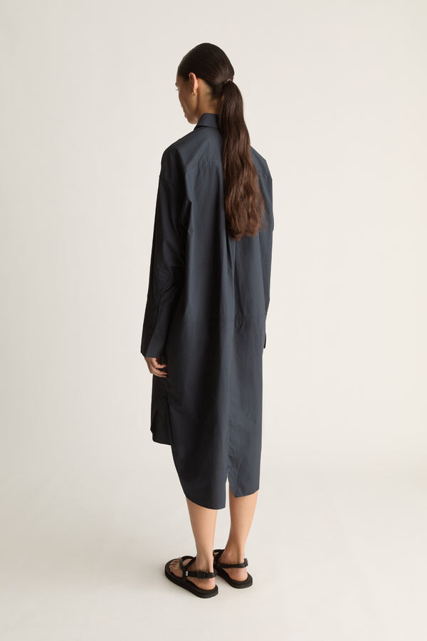 LM Poplin LS Shirt Dress