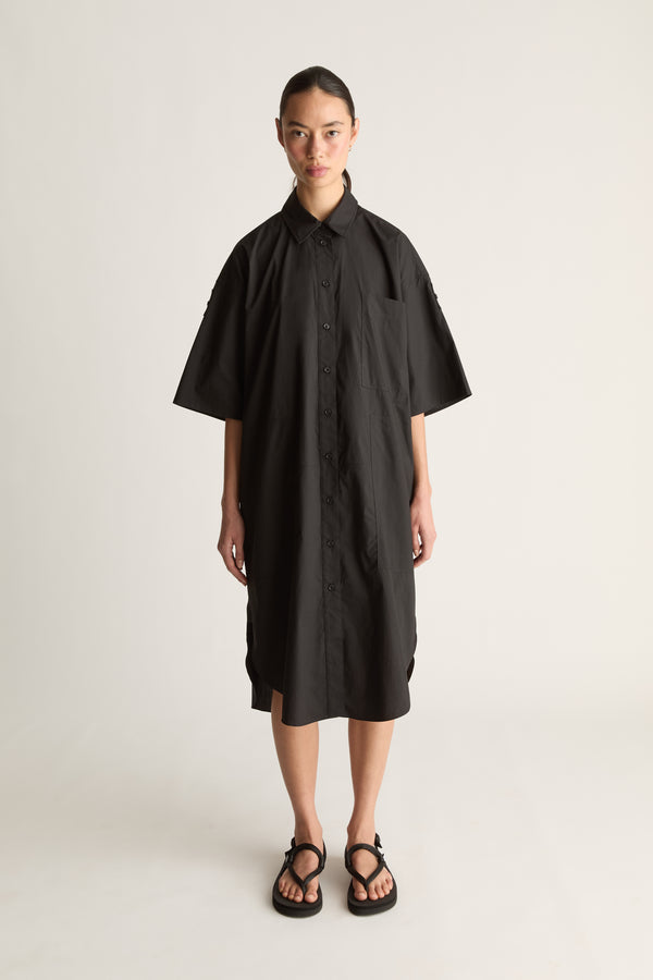 LM Poplin SS Shirt Dress