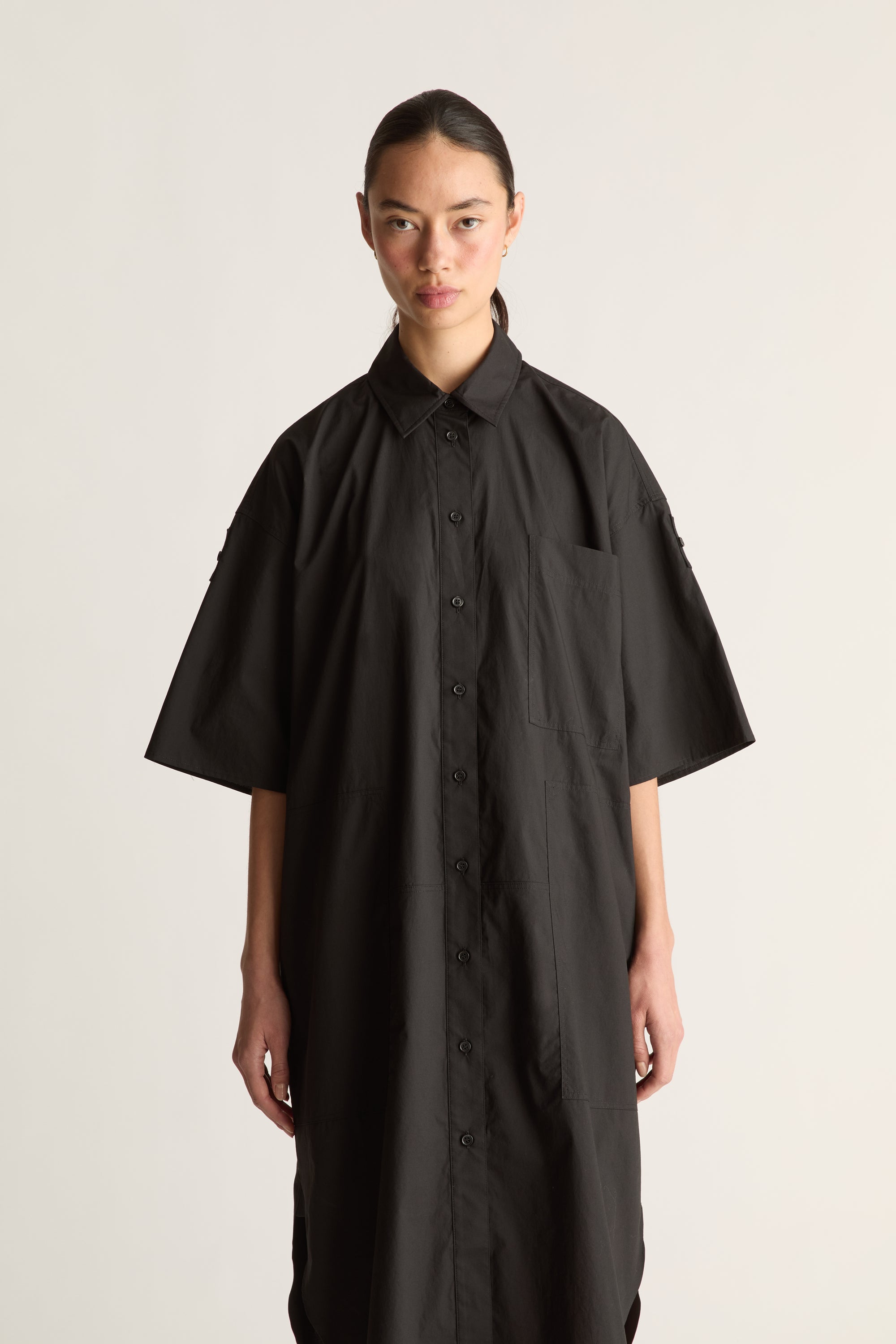 LM Poplin SS Shirt Dress