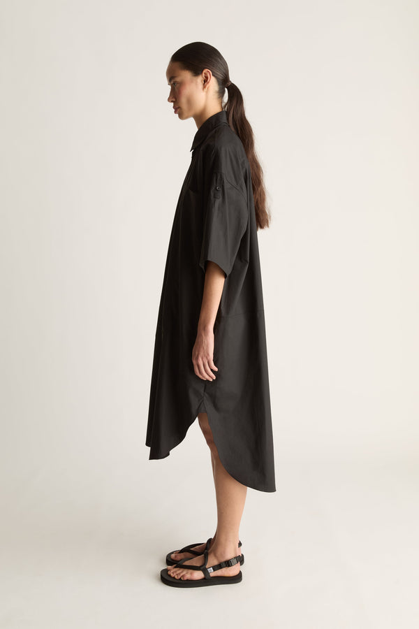 LM Poplin SS Shirt Dress