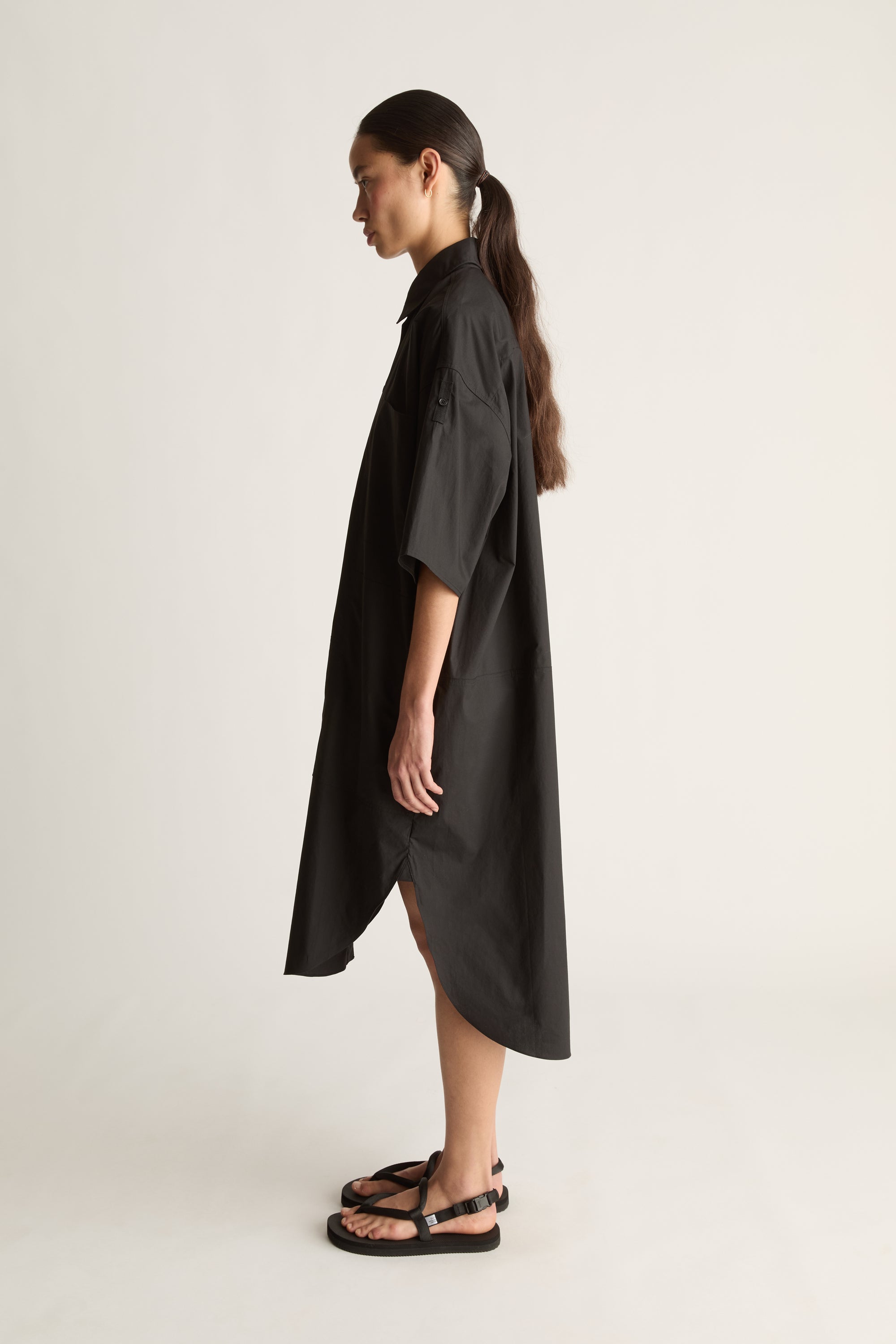 LM Poplin SS Shirt Dress