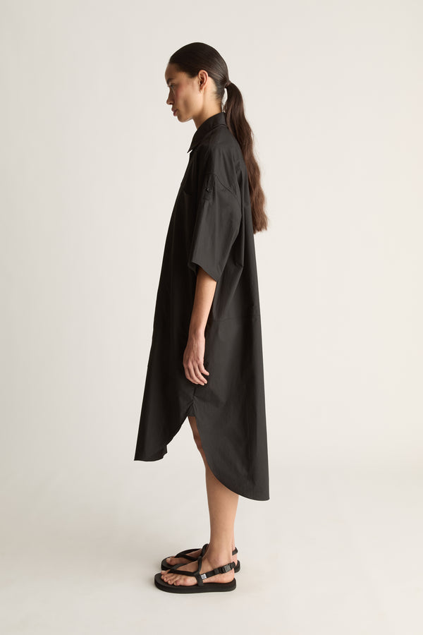 LM Poplin SS Shirt Dress