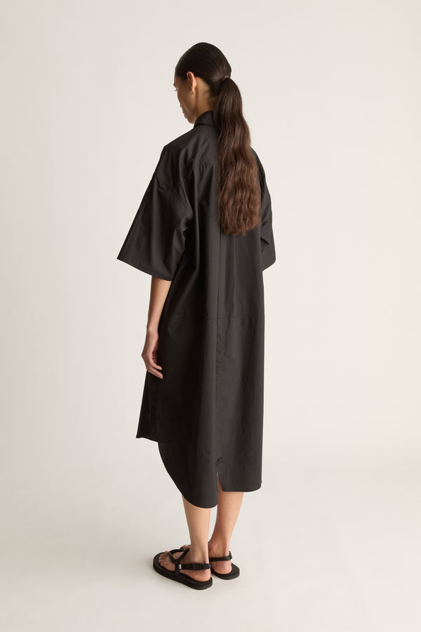 LM Poplin SS Shirt Dress