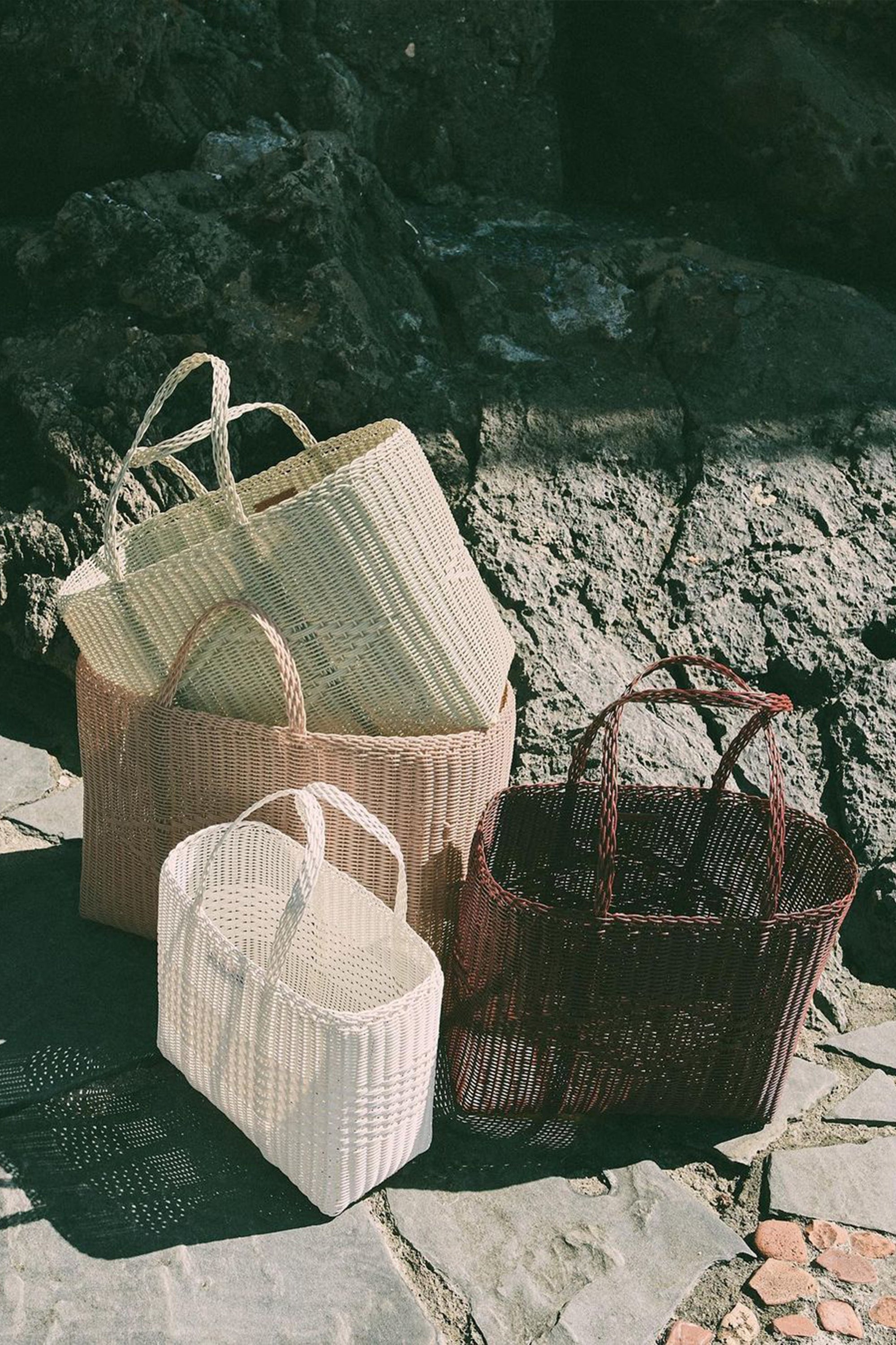 PALOROSA Handwoven Tote Basket L