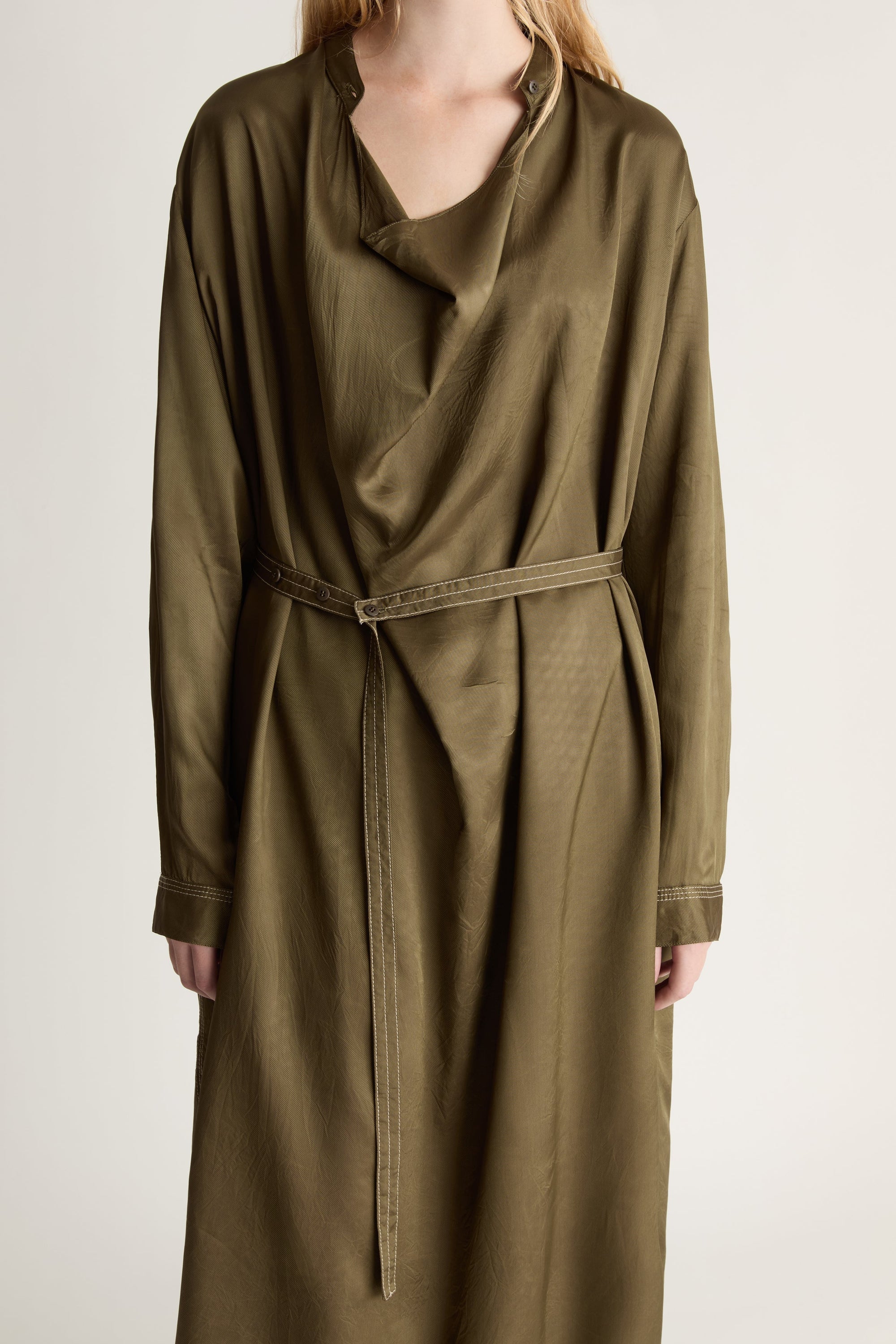 Sloane LS Drape Dress