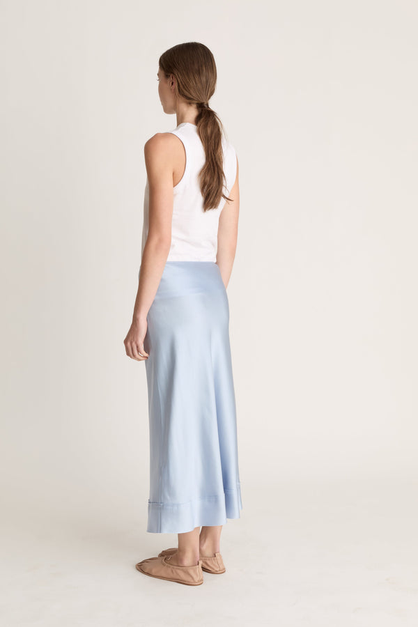 Stella Silk Satin Skirt