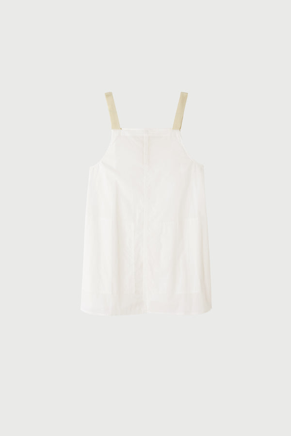 LM Poplin Cami White