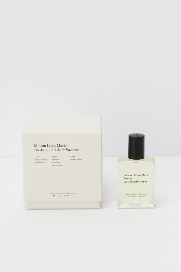 Maison Louis Marie Perfume Oil - No. 04 'Bois De Balincourt'